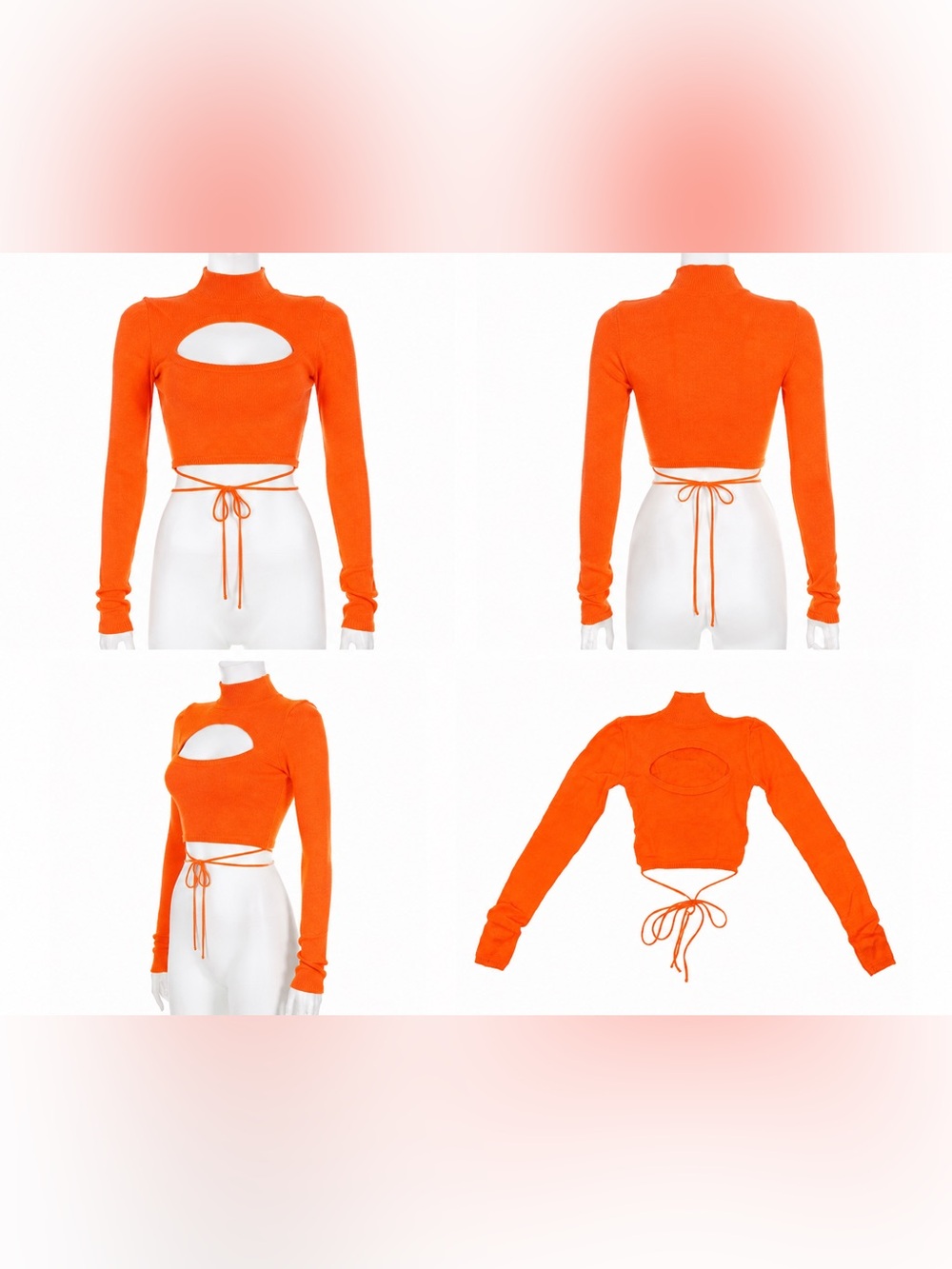 Cut-Out Crop Top